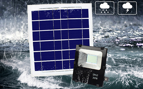 solar LED flood light