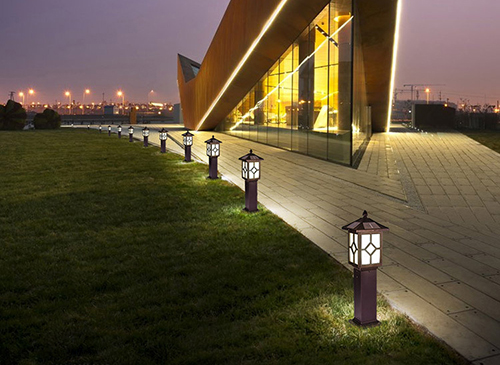 intelligent solar lawn light