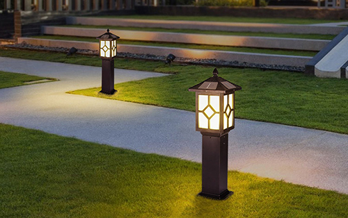 intelligent solar lawn light