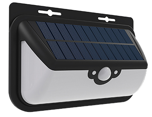 Motion sensor outdoor solar wall light