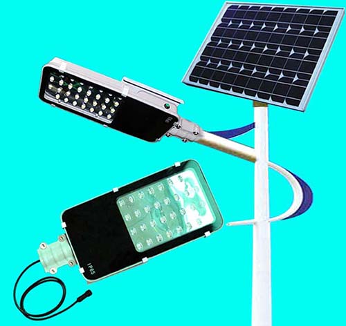 solar powered LED street light