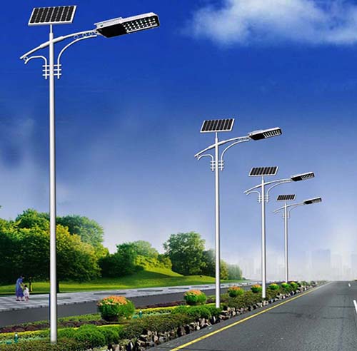 solar powered LED street light