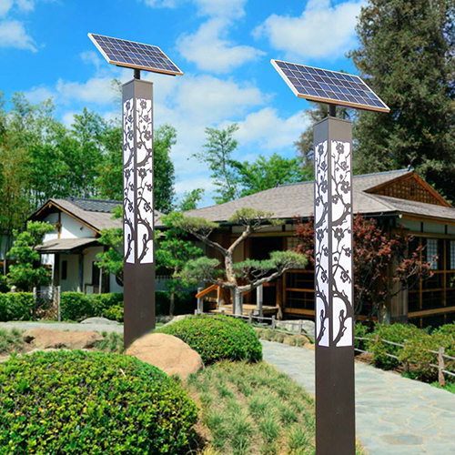 LED solar landscaping light