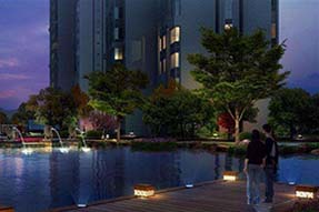 Why is outdoor LED landscape light popularly selected for urban decoration?