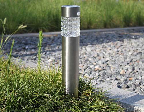 stainless steel solar lawn light