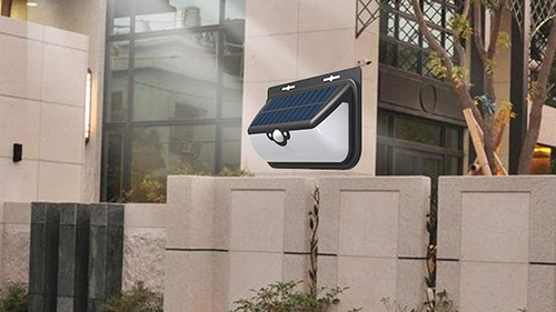 6W Solar LED Motion Sensor Wall Light