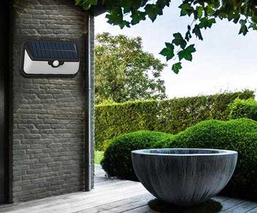 light-control solar wall light