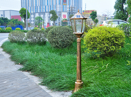 solar LED lawn light