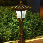 solar LED lawn light