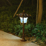 solar LED lawn light