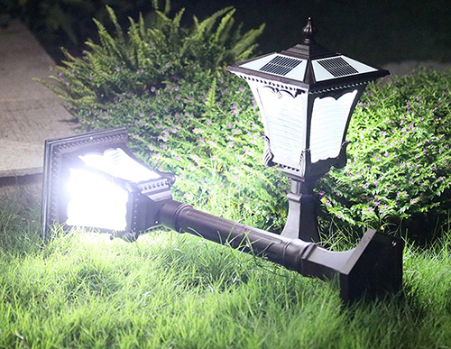 solar-powered-LED-lawn-light