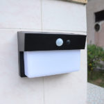 solar powered LED wall light