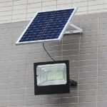 solar flood light with remote control