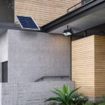 solar flood light with remote control