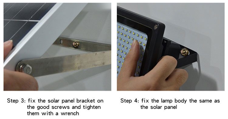 Solar Panel Flood Light