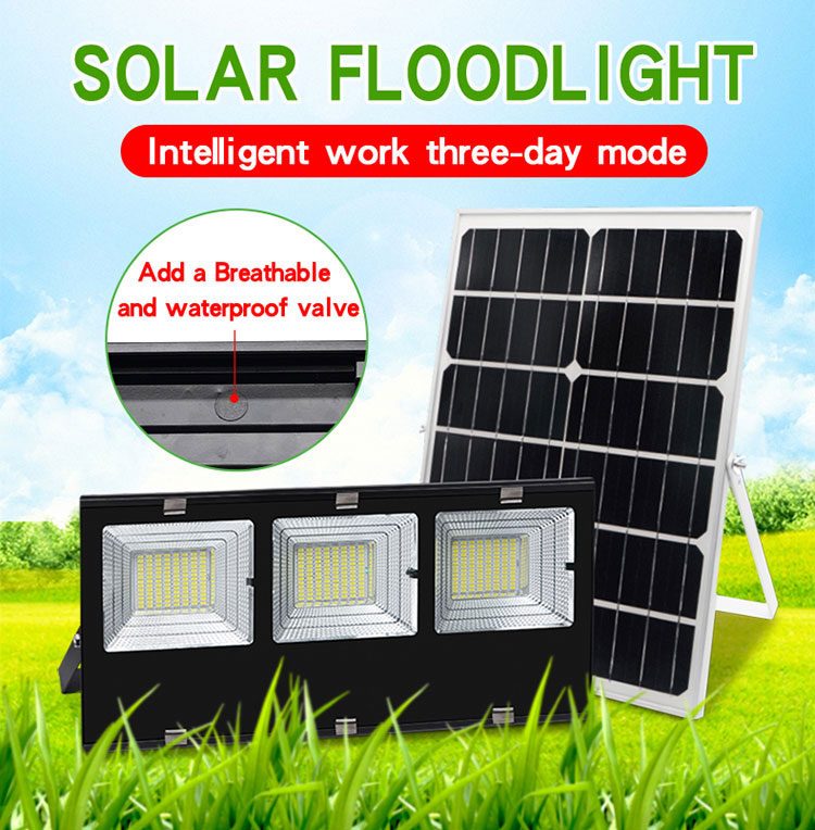 solar panel flood light